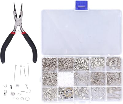 Kralen en sieraden reparatiekit - 15-delige set - premium gereedschap - ideaal voor creatief gebruik - ShopVlot