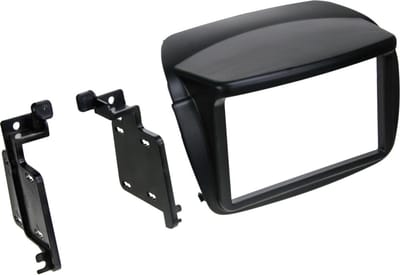 2-DIN Paneel geschikt voor Fiat Doblò (ZAF263) Opel Combo D (Combo D) Kleur: Zwart