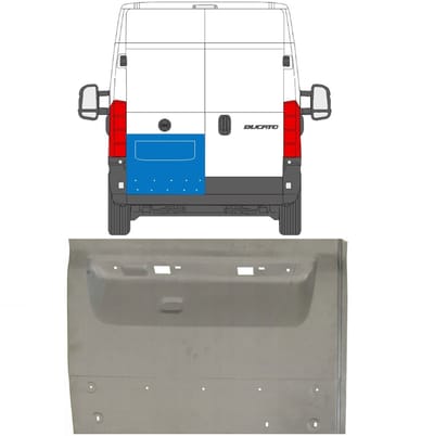 Reparatie plaatwerk achterste deuren voor Peugeot Boxer 2006-2025 / Links