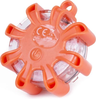 Benson LED nood- en waarschuwingslicht - magneet - 3 standen - 8 LED's - Ø 6 cm