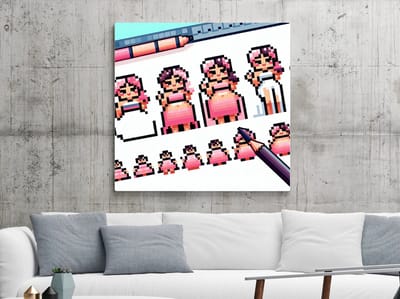 Kunstprint | Wanddecoratie | Dibond | 80 × 80 cm