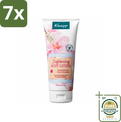7 x Kneipp - Body lotion - Soft Skin - Amandelbloesem - 200 ml - Grootverpakking - Gevoelige Huid - Bodylotion - Amandelolie - Hydraterende Lotion - Zachte Huid