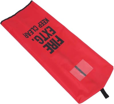 Brandblusser Hoes - Beschermhoes Vorstbestendig - Buiten Gebruik - Volledige Weerbescherming - 80x32cm - Rood