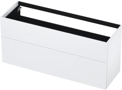 INK - Onderkast 2 Laden Push To Open 65cm Gelakt - 1400x450x650 Mm - Hoogglans Wit