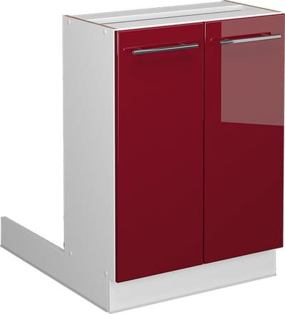Vicco Fame-Line Keukeneiland – 60 cm zonder werkblad Bordeauxrode hoogglans