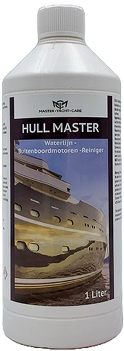 HullMaster - Master Yacht Care - Romp en Waterlijn schoonmaakmiddel- Vet & Klak aanslag verwijderaar - Roest verwijderaar - Kopergroen en zeeprest verwijderaar - Buitenboordmotoren reiniger - waterlijn reiniger - schoonmaakmiddelen boot