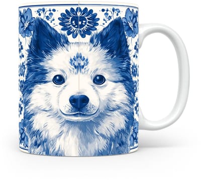 Mok Japanse spits Beker voor koffie of tas voor thee, cadeau voor dierenliefhebbers, moeder, vader, collega, vriend, vriendin, kantoor, opa, oma, hond, kerst, sinterklaas, verjaardag