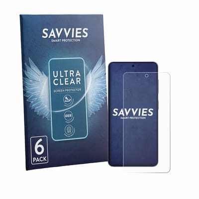 Savvies - Screenprotector voor Samsung Galaxy S26 Enterprise Edition - Folie Beschermfolie transparant 6 Stuks