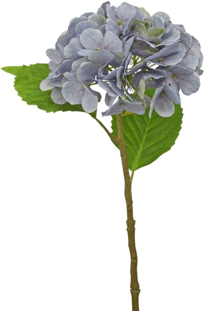 Easyplants | Kunst Hortensia Deluxe 55 cm paars | Zijde | Nepbloemen | paars | Onderhoudsvrij | Kant-en-klaar