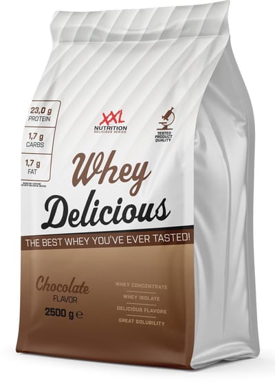 XXL Nutrition - Whey Delicious - Chocolade - Eiwitpoeder - 2500 g