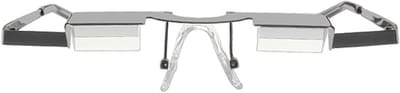 Prism Leesbril - Horizontale Bril - Ontspannen Lezen - Hoge Definitie Lenzen - Uniseks Volwassene - Zwart