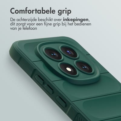 imoshion Hoesje - Geschikt voor Xiaomi Redmi Note 15 Pro Plus (5G) - EasyGrip Backcover - Donkergroen