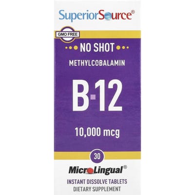 Methylcobalamine B-12, 10.000 Mcg, Microlingual® Instant Oplosbare Tabletten, 30 Tabletten