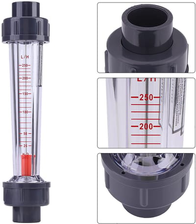 Dailygoods- Debietmeter 25-250 l/h - Plastieken Behuizing - Nauwkeurigheid 4% - Temperatuur 0-60 °C - Voor Chemie/Voedsel - Stabiele Prestaties - Flowmeter