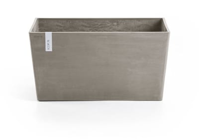 Ecopots Paris 80 - Taupe - 80,3 x 38 x H40,5 cm - Rechthoekige taupe bloempot / plantenbak
