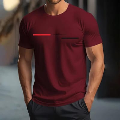 Grappig 3D-letterprint T-shirt voor heren, modieuze eenvoud, korte mouwen, casual O-hals, oversized T-shirt, ademende T-shirts L black