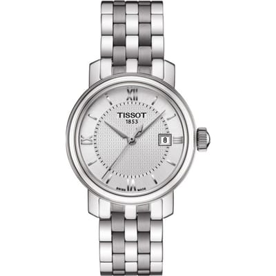 Tissot Série Port Mouvement Quartz Étanche Calendrier Minimaliste Montre d'Affaires Montres pour femmes Argent T097.010.11.038.00 Regular Watch Box,Silver Dial white