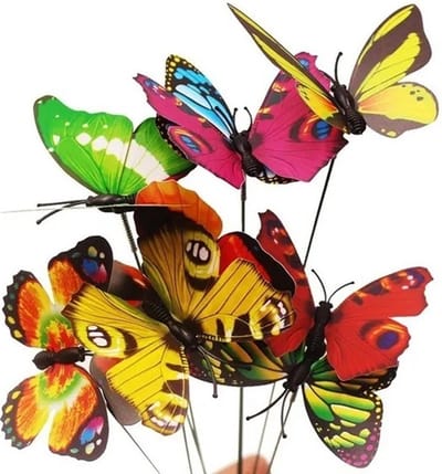 Vlinder decoratie 5 stuks