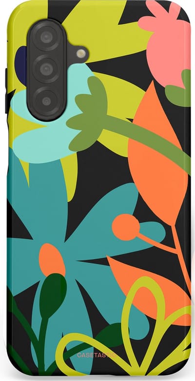 Casetastic Hoesje Geschikt voor Samsung A26 - Stijlvolle Beschermende Duo-layer Case - Botanisch Feest