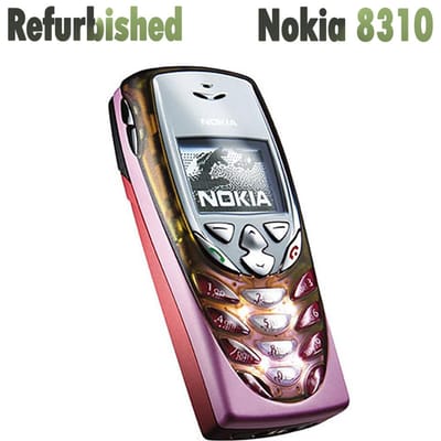 Gereviseerde Nokia Originele Nokia 8310 2G Mobiele Telefoon Simple set zwart