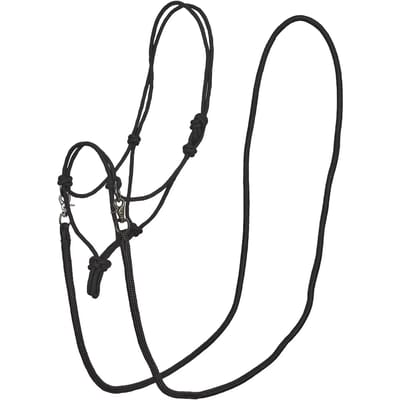 Imperial Riding - Rope Halter IRHAmbient - Touwhalster - Zwart - Cob