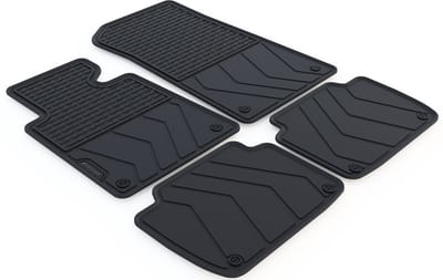 Rubber Automatten geschikt voor BMW 3 Serie E46 - 1998-2005 - 4-delig - Uitvoering: Compact / Coupé / Sedan / Touring