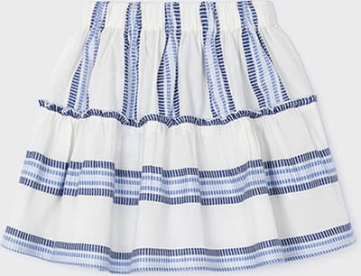 MAYORAL - Rok - Maat 104 - Meisjes - wit -