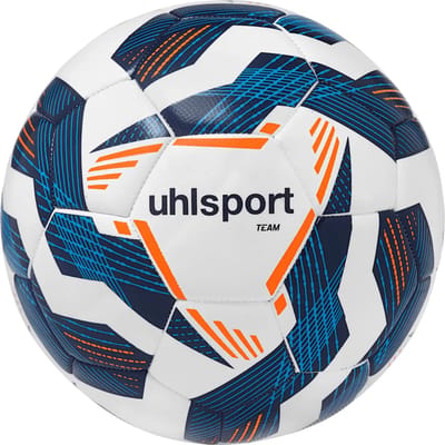 Uhlsport Team (Sz. 5) Trainingsbal - Fluo Oranje / Marine / Wit | Maat: 5