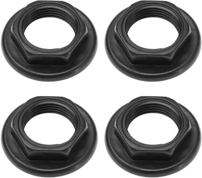 ONF3 - Spoelbak Achtermoer - Wastafelkranen Accessoires - Zwart - Huishoudelijk Gereedschap - Mixers - 4 stuks