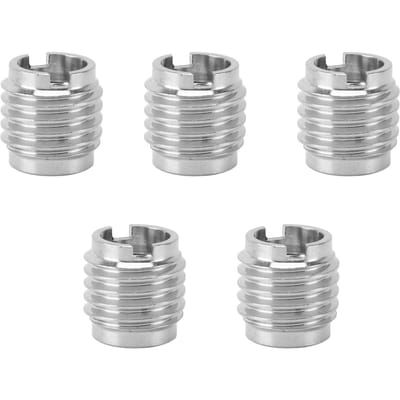 Schroefdraadinzetstukken G3/8 Schroefdraad RVS Schroefdraad Gekartelde Moeren voor Houten Taphandvat Biertap