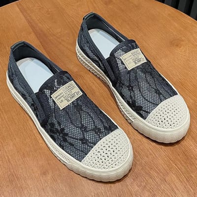 Vissersschoenen Dames Lente Nieuwe Schoenen Platte Zool Alles-match Enkele Schoenen Luie Schoenen Geweven Kleine Geur Damesschoenen 40