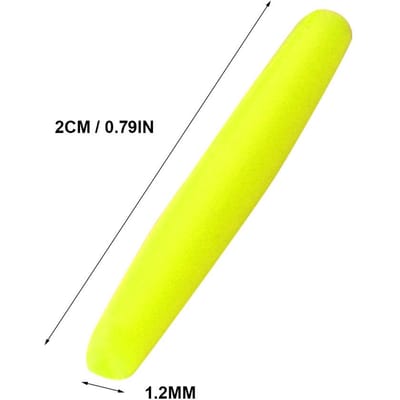100 stuks Duurzame Druppelvormige Indicator Visdobbers Dobber Tuigage Accessoire (YelLow L) yellow