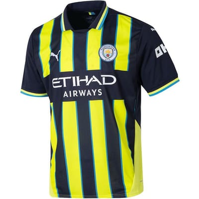 Puma Manchester City Fc 24/25 Weg T-shirt Met Korte Mouwen Geel M