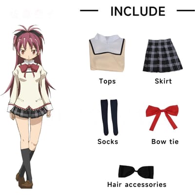 Kaname Madoka Akemi Homura Cosplay Kostuum Schooluniform Puella Magi Madoka Magica Volwassen Anime Halloween Kostuums Vrouwen Spel L