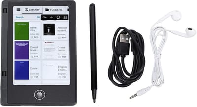 Allecto - Elektrische boeklezer - 5 inch kleuren LCD-touchscreen - Lichtgewicht en veelzijdig - WiFi en Bluetooth - Ideaal voor boekenliefhebbers -...