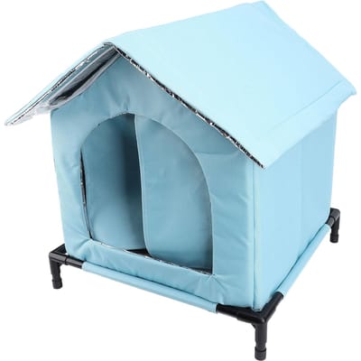 Buiten Kattenhuis Winter Warm Waterbestendig Regenbestendig Grote Ruimte Alle Seizoenen Universeel Afgesloten