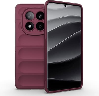 Coverup Hoesje - Geschikt voor Xiaomi Redmi Note 14 Pro+ Hoesje - Coverup Hands-On Rugged Back Cover - Bordeaux