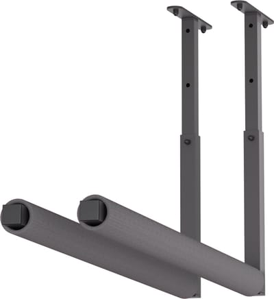 QLS WSU1 ZWART Hanghaak Ophangsysteem Plafondhaak Garage voor Ladder Fiets Gereedschap Opslag - 2 Stuks 10319