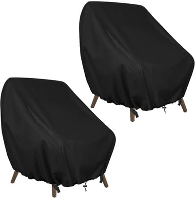 Omgoods - Tuinstoelhoes 2 Stuks 89x97x74cm Waterdicht en Beschermend