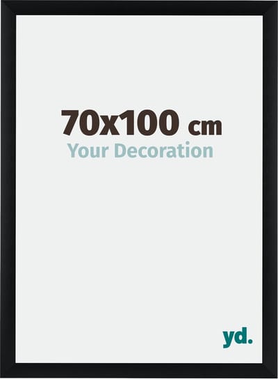 Your Decoration - Fotolijst 70x100 cm - Aluminium - Zwart Geborsteld - Tucson