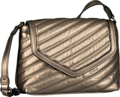 Gabor Schoudertas Camila Flapbag Old Silver Grijs