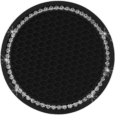1 pièce de dessous de verre de voiture en diamant, dessous de verre pour tasse à thé, dessous de verre antidérapants en silicone, tapis de coupe d'eau pour intérieur General Motors