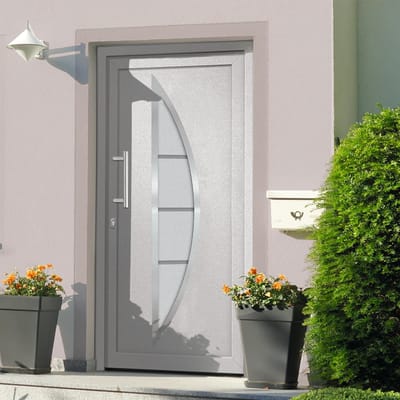 vidaXL - Voordeur - 98x208 - cm - wit