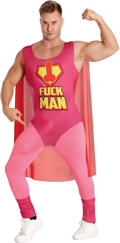 Fuckman Superheld Pak Roze - Maat M