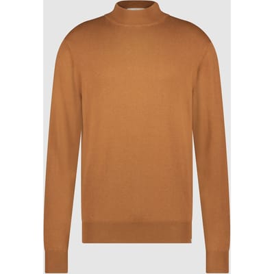 Circle of Trust Fabian Mockneck Brownstone Size: XS | Turtlenecks Outlet | Heren | Bruin