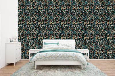 Behang - Fotobehang Panter - Luxe - Patronen - Breedte 400 cm x hoogte 240 cm