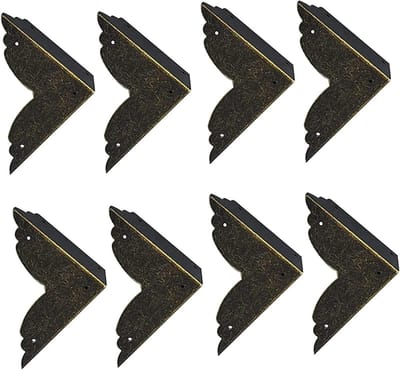 Allecto Plus - Hoekbescherming antiek brons tafel meubelhoeken - 8 stuks