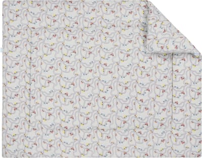 BINK Bedding Boxkleed Traffic Grey 80 x 100 cm - vulling fiberfill 400 grams - speelkleed - parklegger - katoen - auto's lichtgrijs - softblue - rood - oranje - aqua - tweezijdig