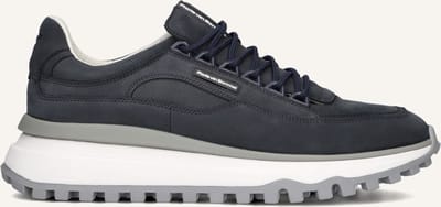 Floris Van Bommel Sfm-10248 De Gripper Sneakers - Nubuck - Heren - Blauw - Maat 40