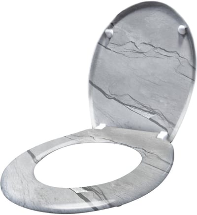 ACXIN Toiletbril Duroplast Met Soft Close Antibacterieel Marmor